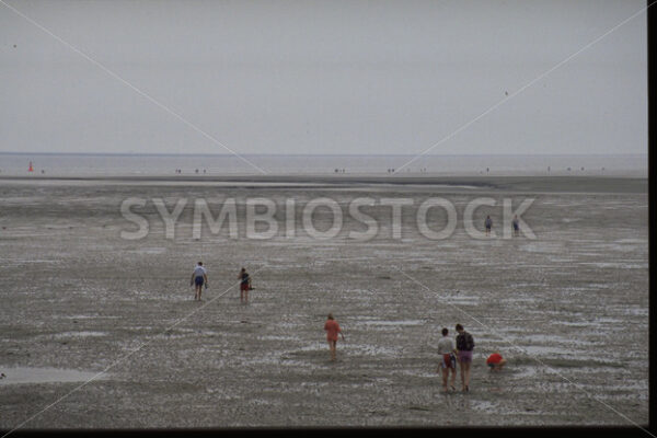 Strand bei Ebbe bei Büsum in Dithmarschen - Fotos-Schmiede